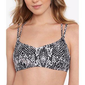 SALT + COVE Juniors' Simple Scale Strappy Bralette Bikini Top XS